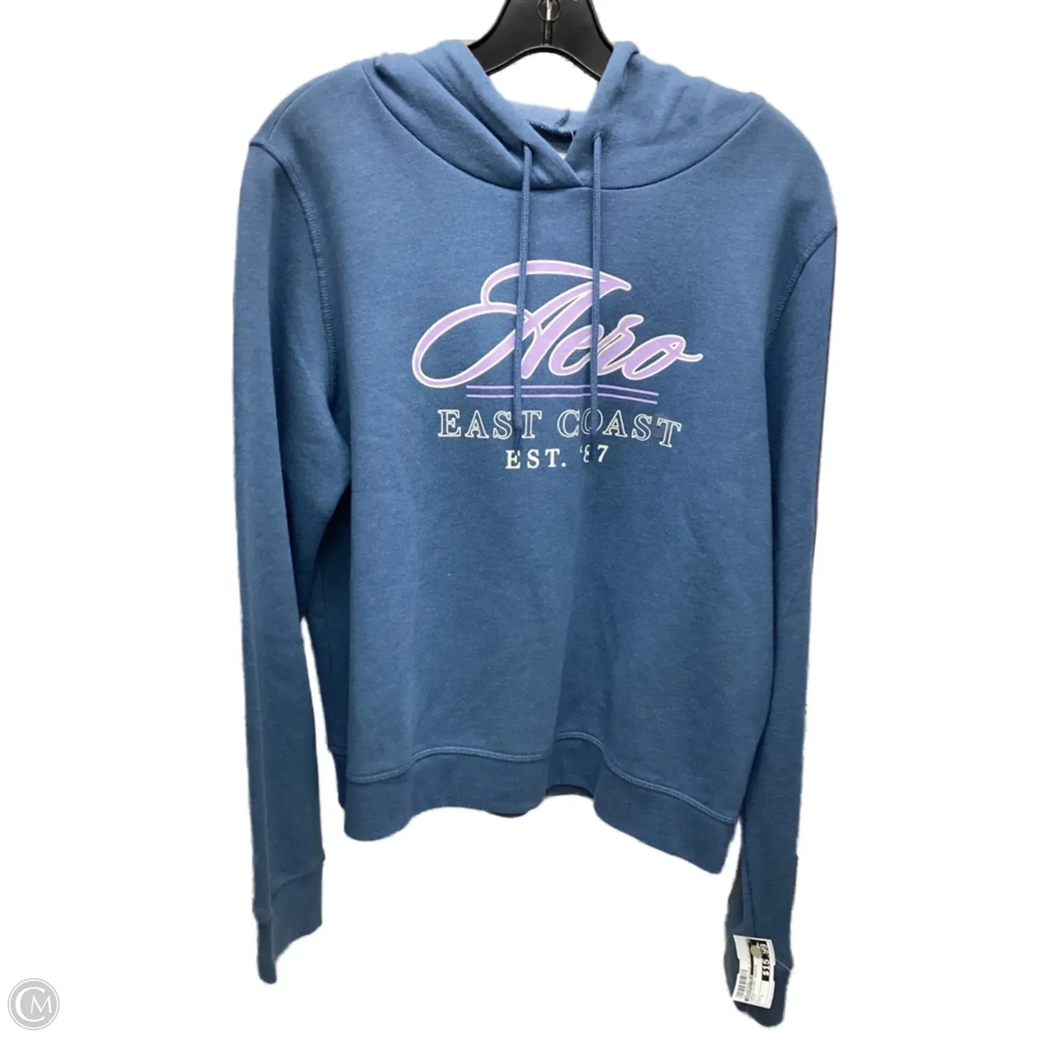 Sweatshirt Hoodie By Aeropostale In Blue, Size: L Fame Glow