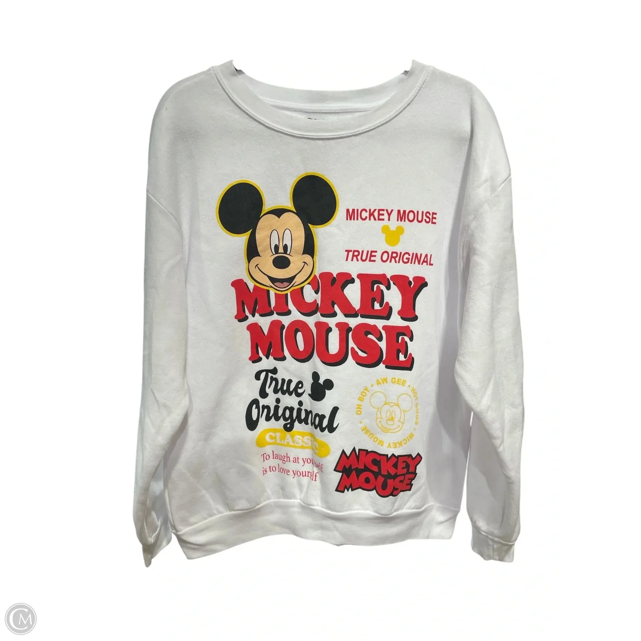 Sweatshirt Crewneck By Disney Store In Multi-colored, Size: 2x HypoallergenicMaterial Match Fit