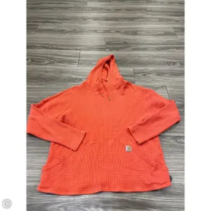 Sweatshirt Hoodie By Carhartt In Orange, Size: Xl Lean Glow Relaxing Wear