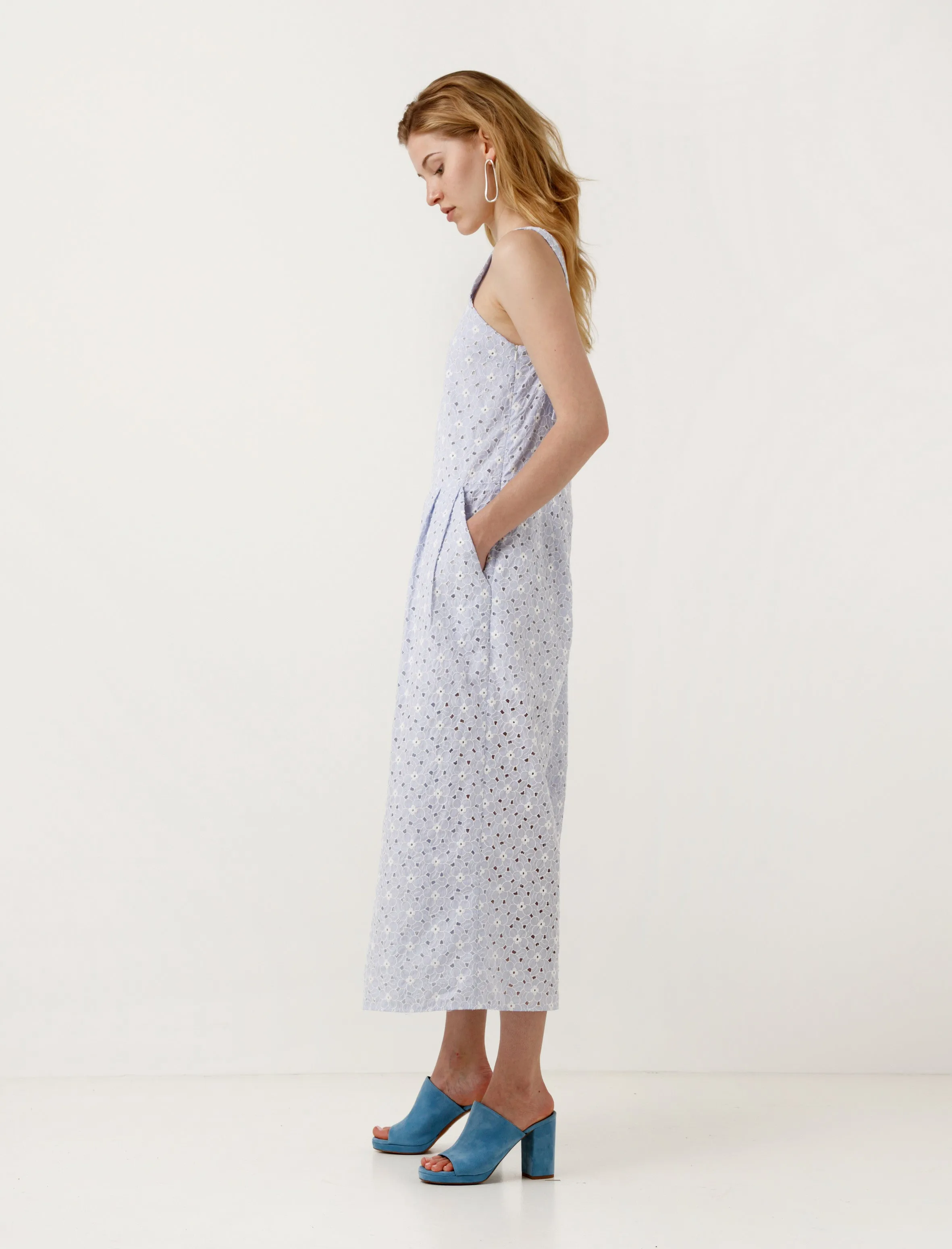 Robert Eyelet Jumpsuit Boss Vibe River Core