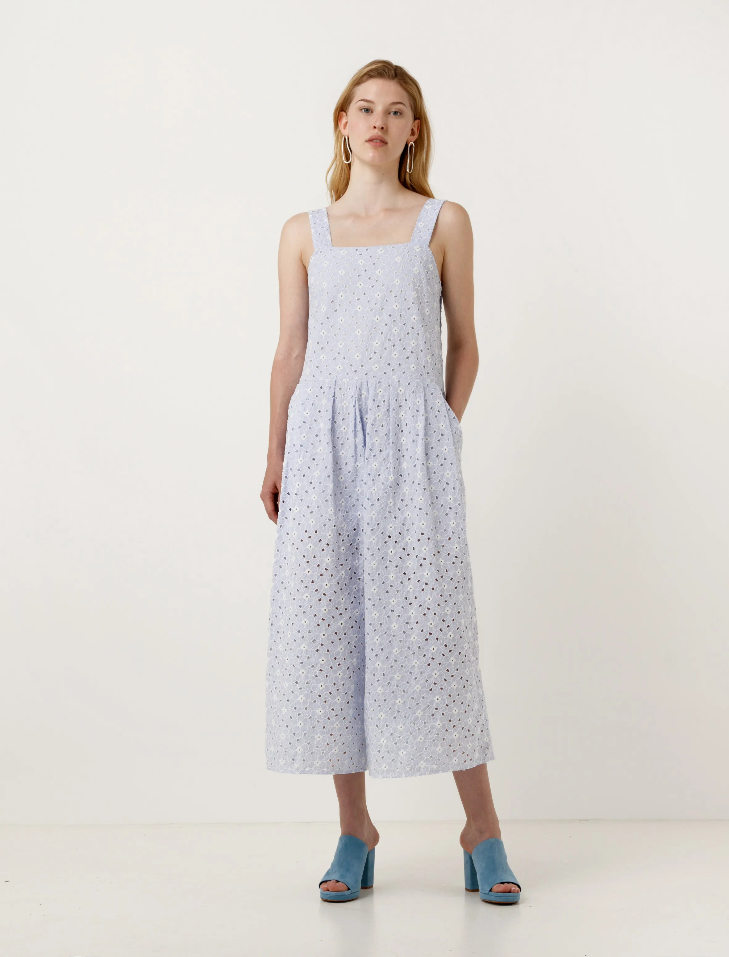 Robert Eyelet Jumpsuit River Flow