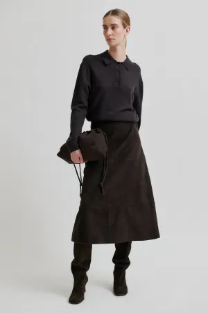 Noormie Suede Skirt Poise Fit