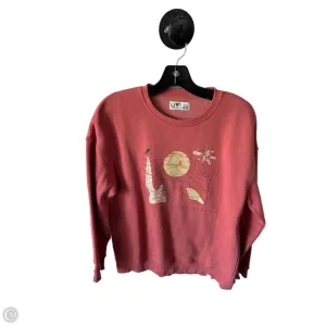 Cloud Core Sweatshirt Crewneck By Clothes Mentor In Pink, Size: M