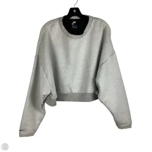 Athletic Sweatshirt Crewneck By Nike Apparel In Grey, Size: Xxl Adaptable Outfit Heart Glow