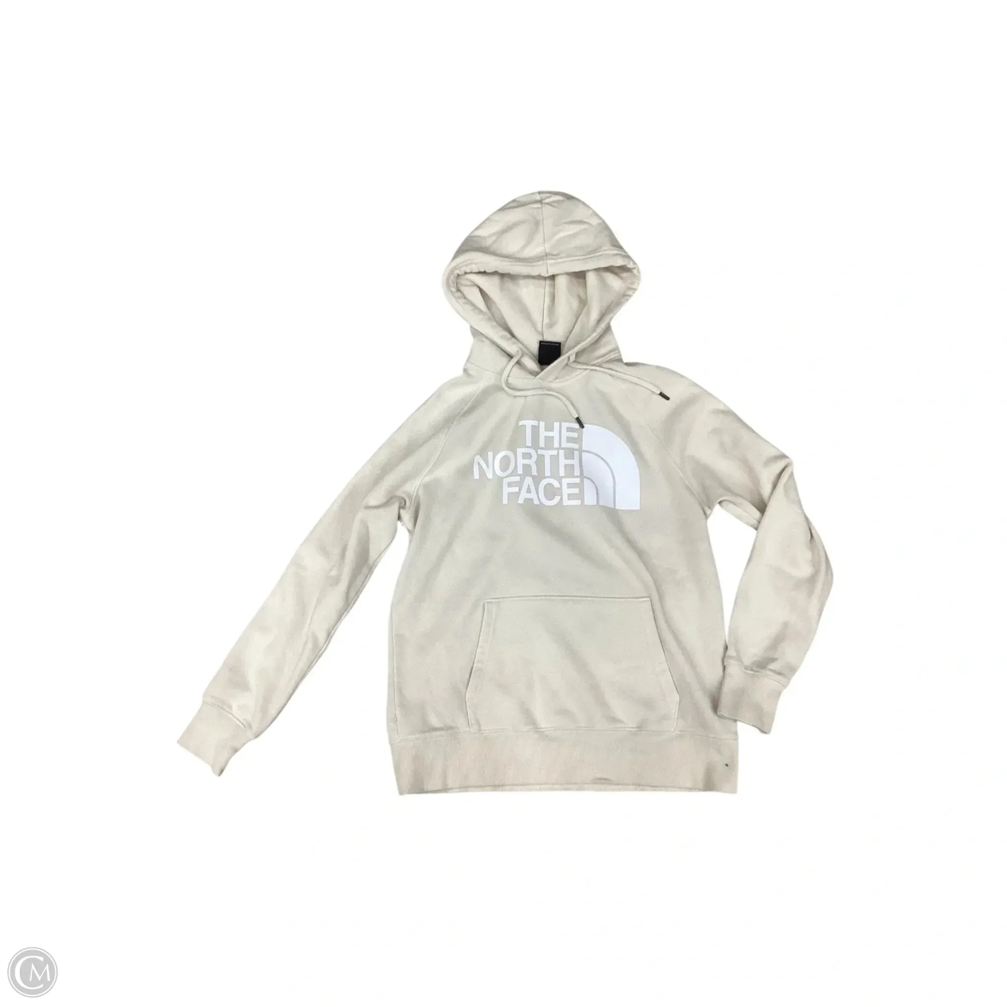 Winner Vibe Zen Glow Athletic Sweatshirt Hoodie By The North Face In Cream, Size: S