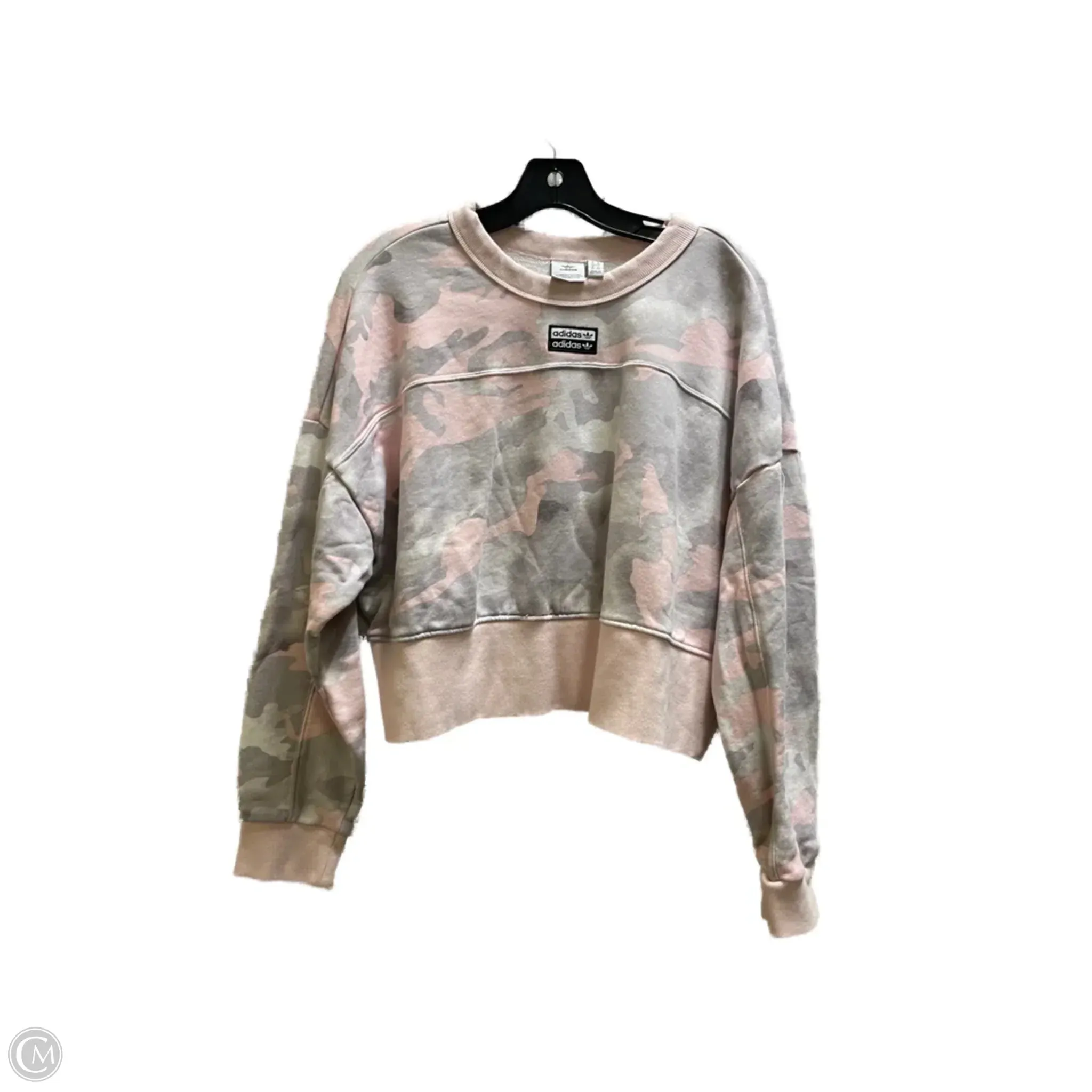 Flexible Fit Sweatshirt Crewneck By Adidas In Pink, Size: L