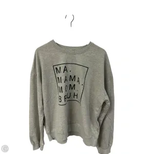 Sweatshirt Crewneck By Cmf In Grey, Size: Xl Street Sport Smooth Yarn