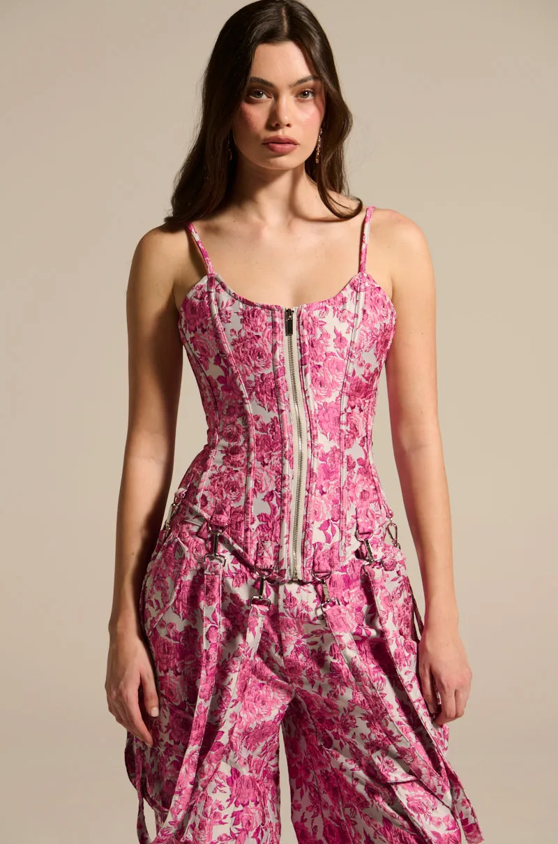 Style - modern Adjustable Interior MILEY JACQUARD CORSET