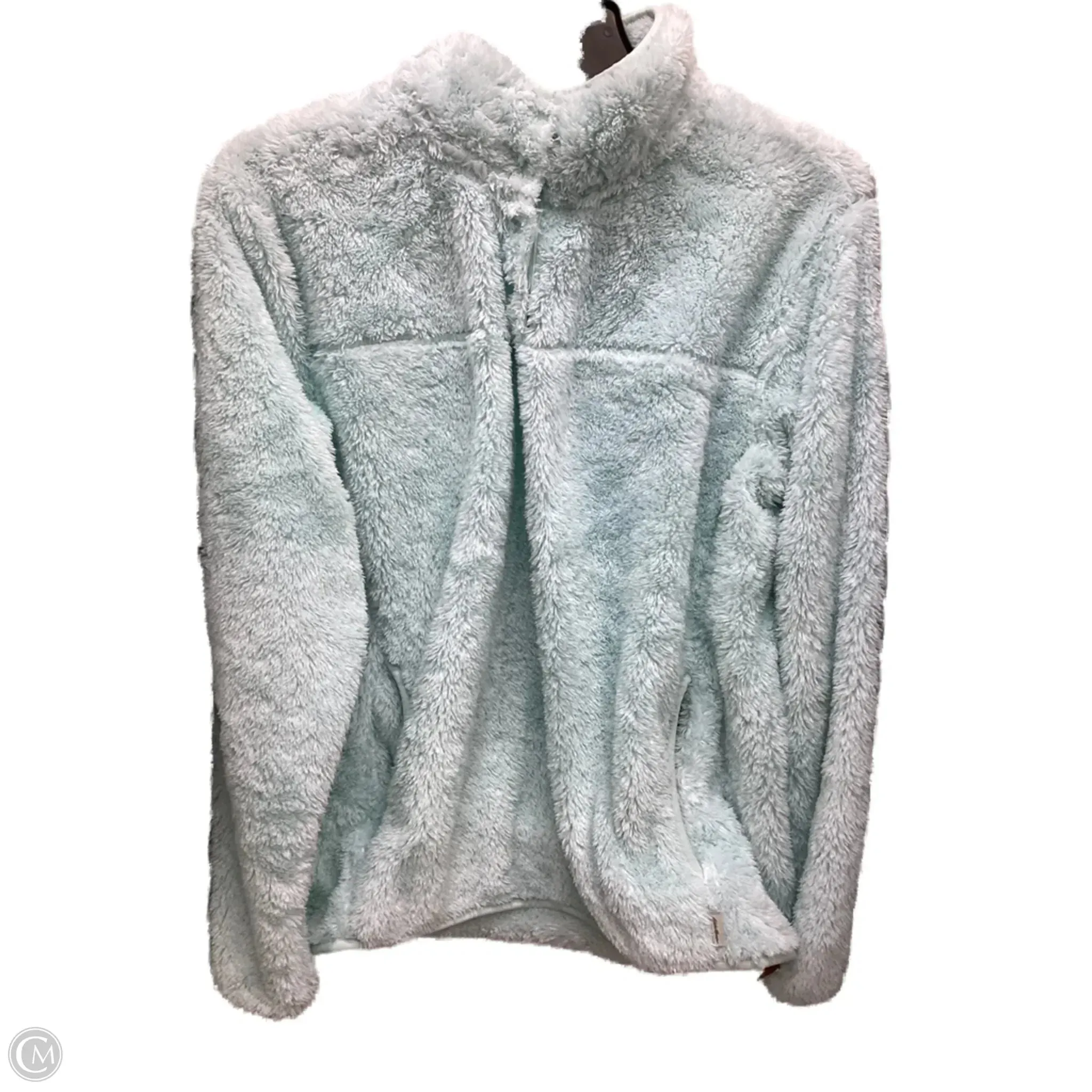Sweatshirt Collar By Eddie Bauer In Aqua, Size: L Layer Light StainResistant Fabric