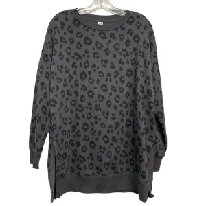 Sweatshirt Crewneck By Old Navy In Animal Print, Size:M ReinforcedHem