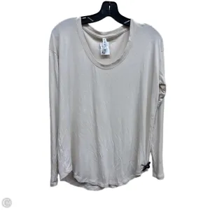 Hero Glow Athletic Sweatshirt Crewneck By Athleta In Tan, Size: S