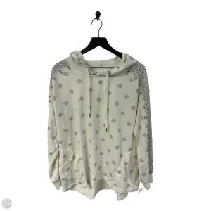 NonSlipTrims Sweatshirt Hoodie By Lane Bryant In Grey & White, Size: Xl
