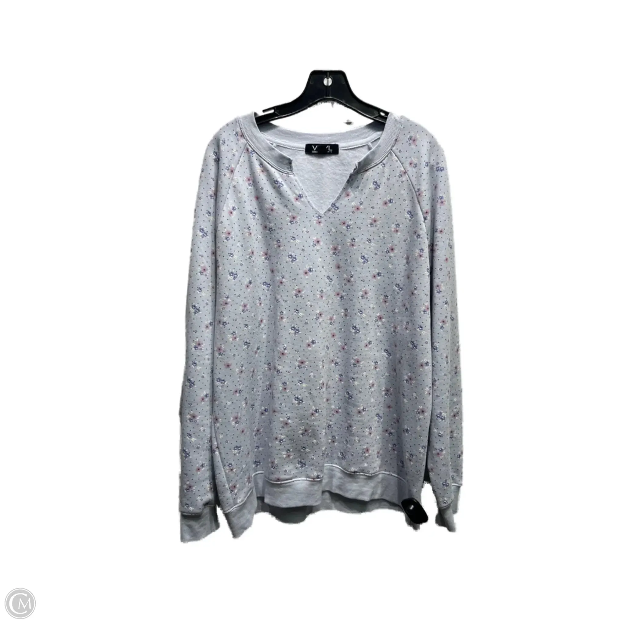Beauty Glow Storm Core Sweatshirt Crewneck By VINYL In Blue, Size: L