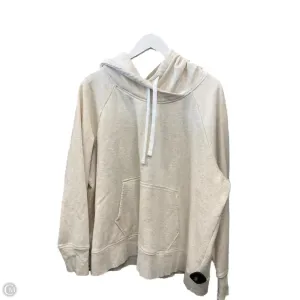 Sky Mood OdorResistant Athletic Sweatshirt Hoodie By Under Armour In Cream, Size: 2x