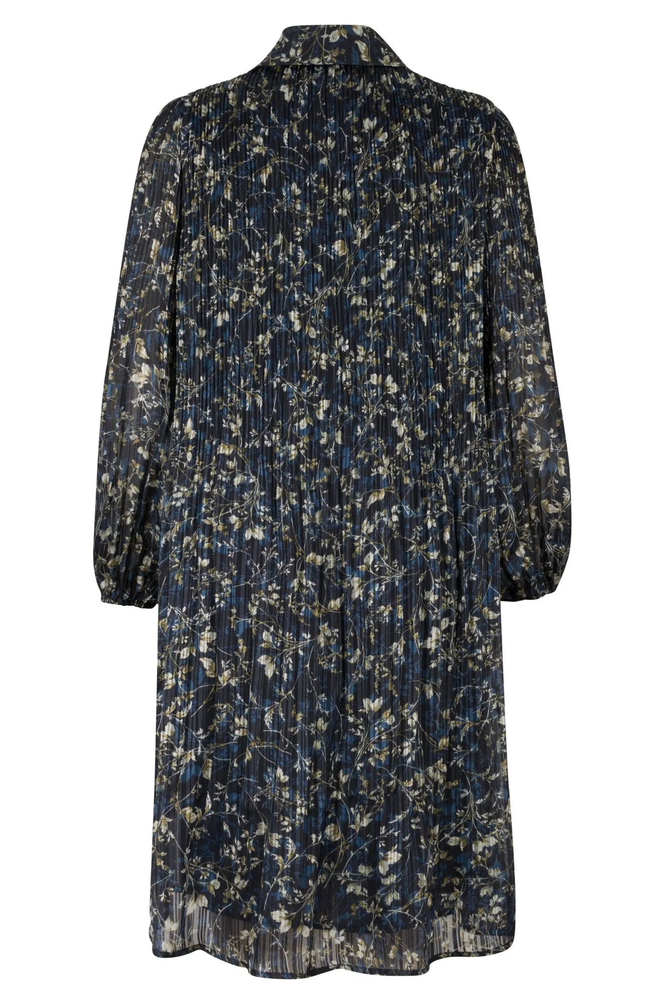 CoolingChannelFabric Soft Tunic Dress | Navy Olive Stem | 8564B1