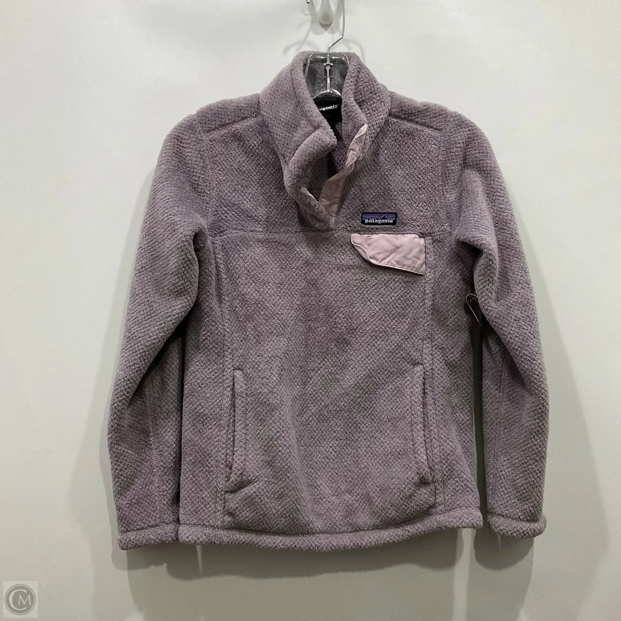 Sweatshirt Collar By Patagonia In Purple, Size: Xs CrossBackStructure Open Glow