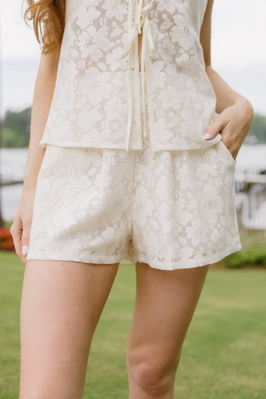 Chantilly Shorts Trendy Top