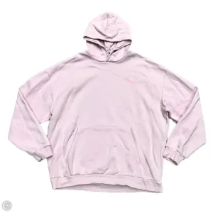Sweatshirt Hoodie By Puma In Pink, Size: Xl Still Glow