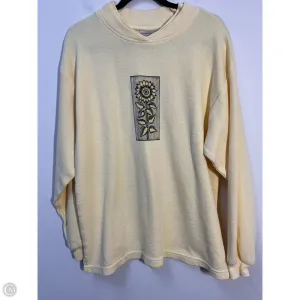 Sweatshirt Collar By Coldwater Creek In Yellow, Size: M NonBindingCollar