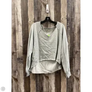 Sweatshirt Crewneck By Pilcro In Grey, Size: L Youth Glow Functional Jacket
