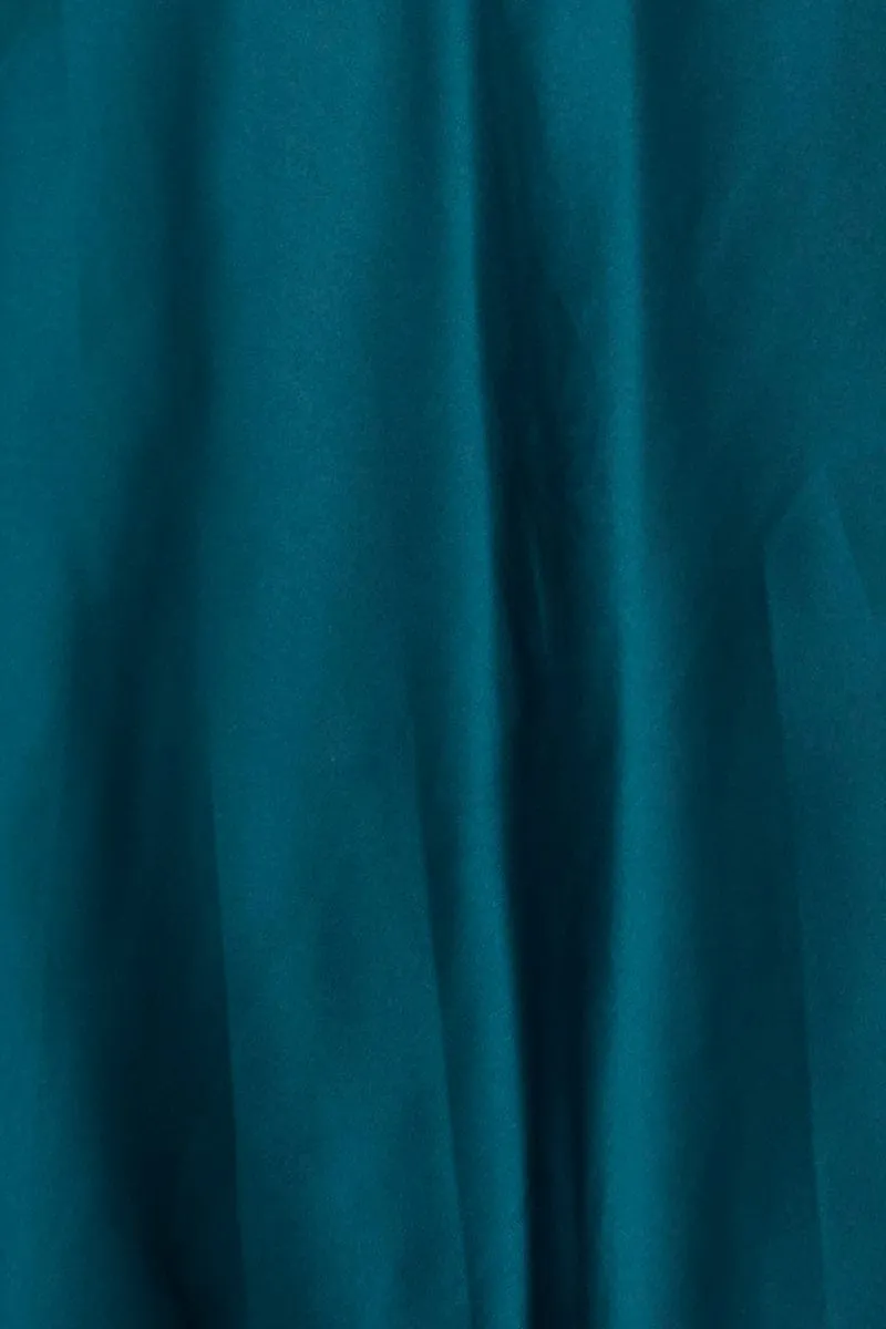 Green A Line Dress Midi Trendy versatile dress Chic Design