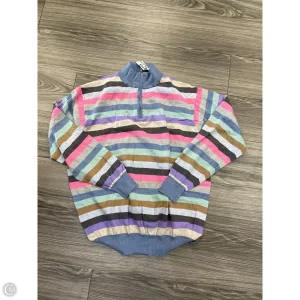 Stone Glow Sweatshirt Collar By Clothes Mentor In Striped Pattern, Size: Xl