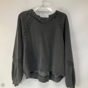 Sweatshirt Crewneck By Aerie In Grey, Size: M OdorControlTech Warm Gloves