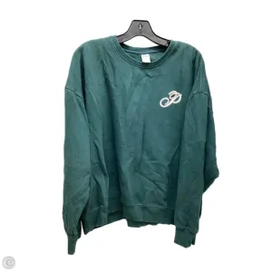 Sweatshirt Crewneck By Pink In Green, Size: Xxl Evening Glow