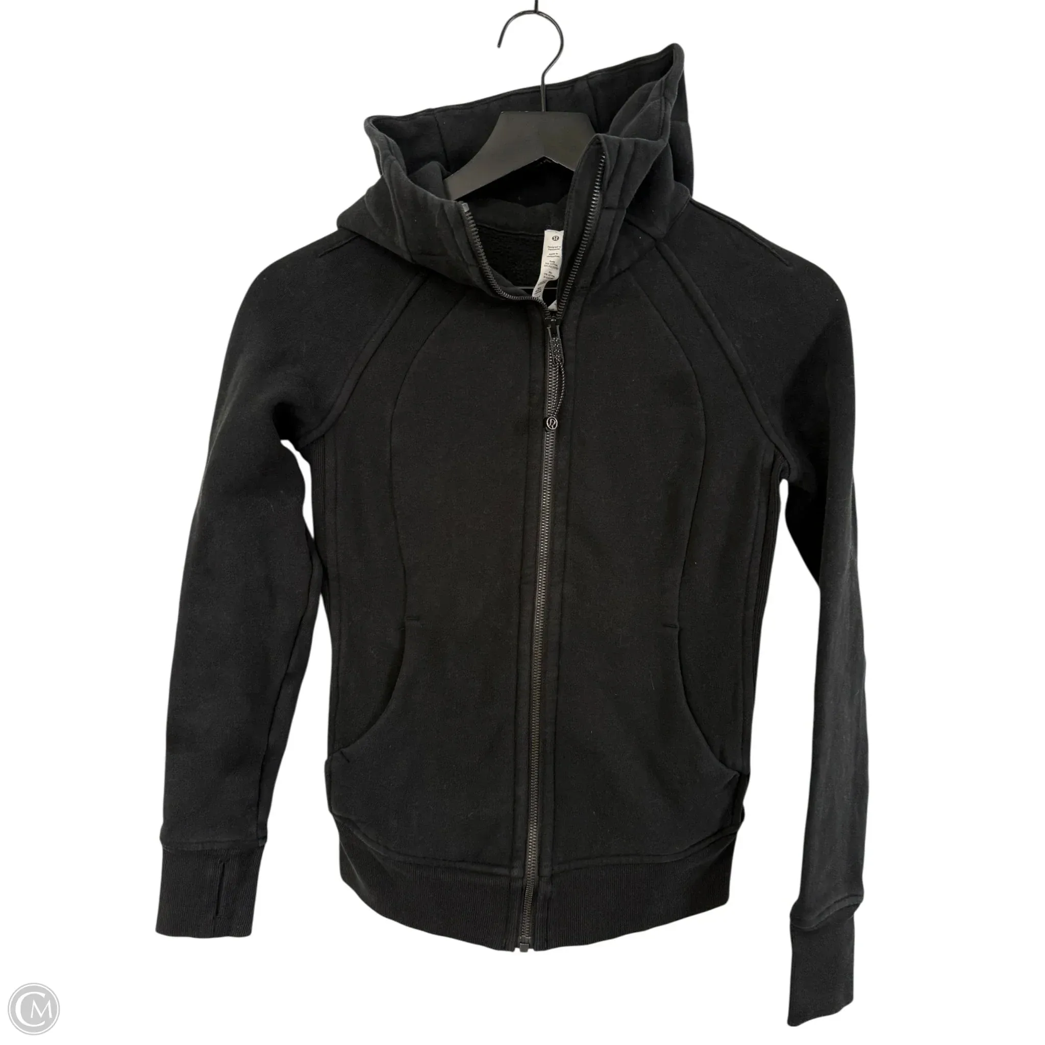 QuickEvaporation Sweatshirt Hoodie By Lululemon In Black, Size: 2