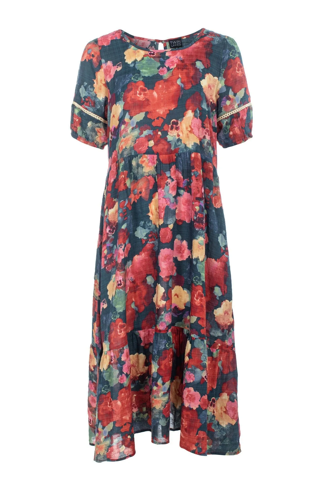 Dress | Indigo Red Bouquet | 6532C1 Dream Core