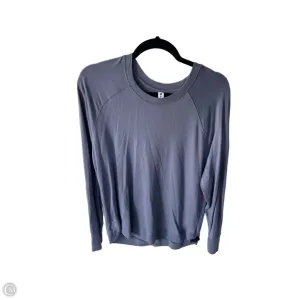 Athletic Sweatshirt Crewneck By Athleta In Purple, Size: L StretchPaneling