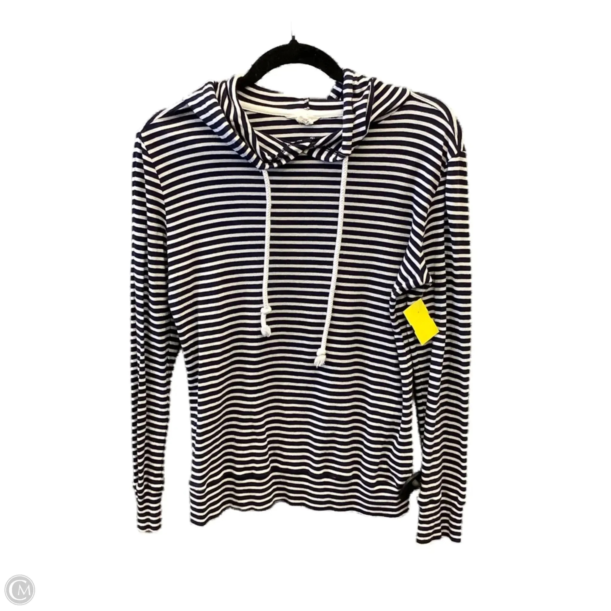 Stretchable Fabric Sweatshirt Hoodie By Caslon In Blue, Size: M