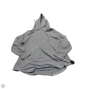 Sweatshirt Hoodie By Workshop In Striped Pattern, Size: 2x Energy Mood Faith Core