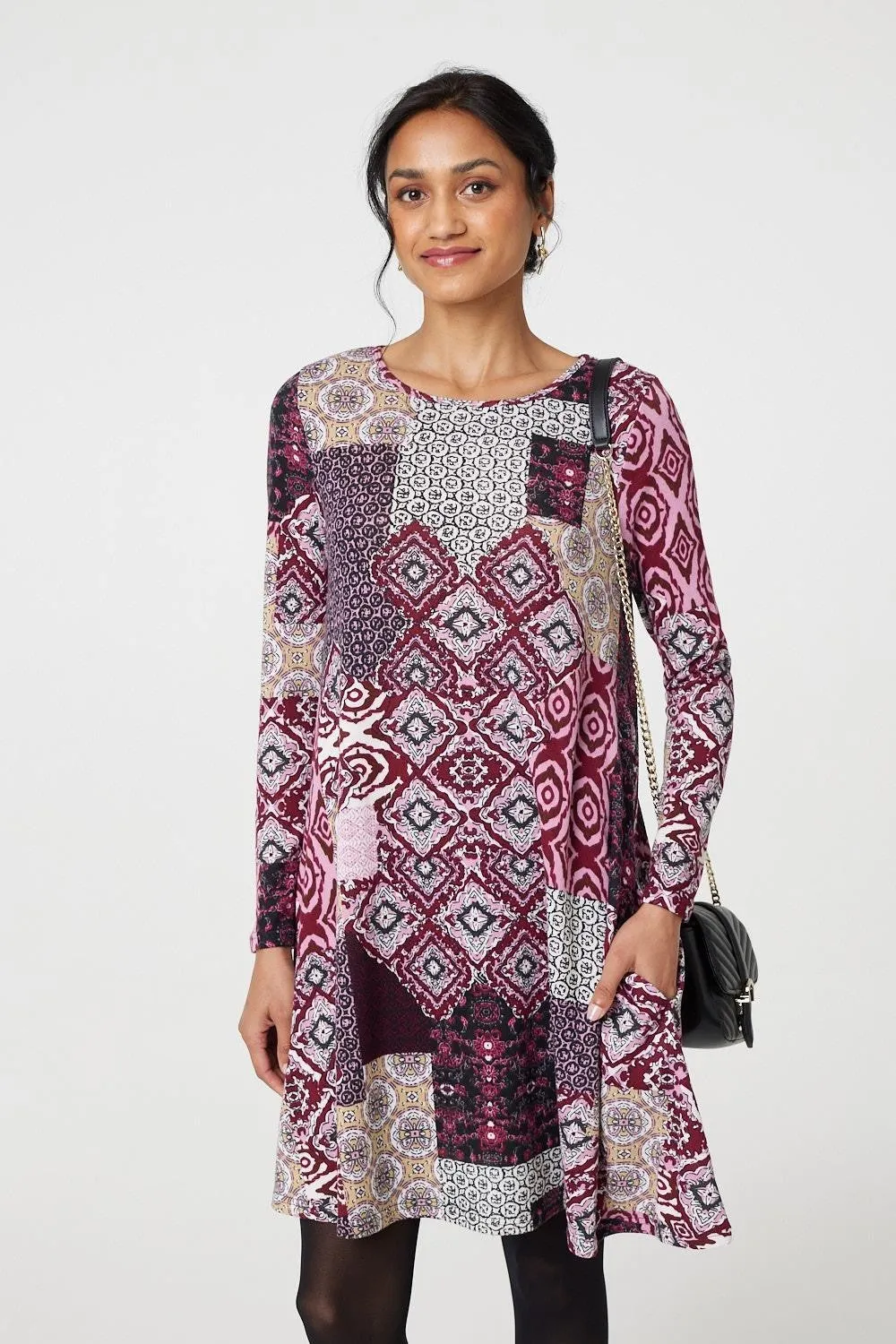 Dress | MULTI PINK | 23BB1 PillingResistant