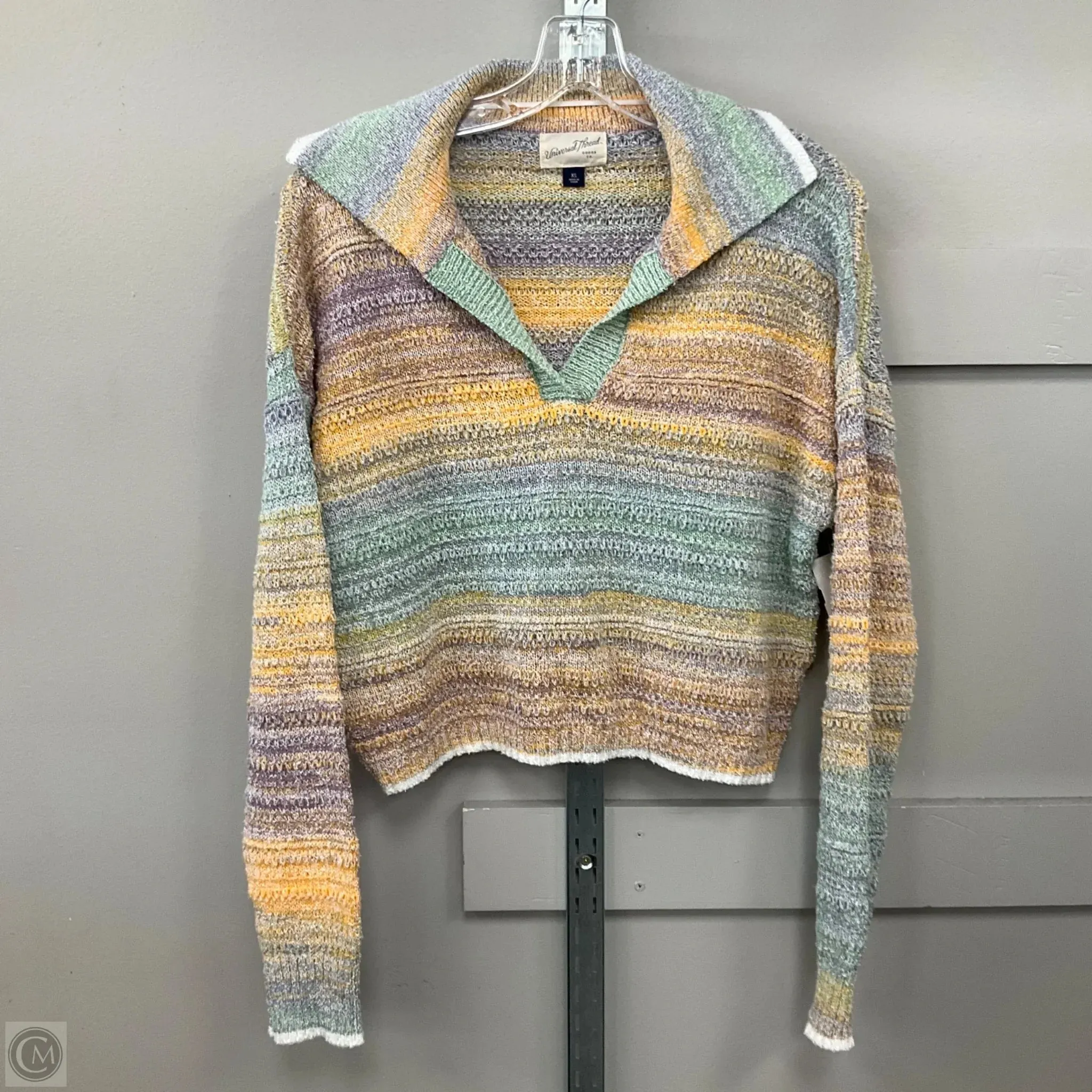 Sweatshirt Collar By Universal Thread In Multi-colored, Size: Xs Training Fit Stylish Look