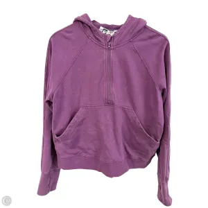 DoubleLayered HighDensity Weave Sweatshirt Hoodie By Joy Lab In Purple, Size: S