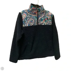Sweatshirt Collar By Vera Bradley In Blue, Size: S Shimmer Core Sprint Fit