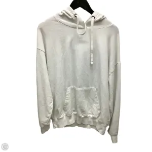 athletic shoes Reinforced Knees Sweatshirt Hoodie By Buffalo In White, Size: M