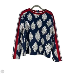 Sweatshirt Crewneck By English Factory In Blue & Red & White, Size: L Saga Vibe Professional Clothing