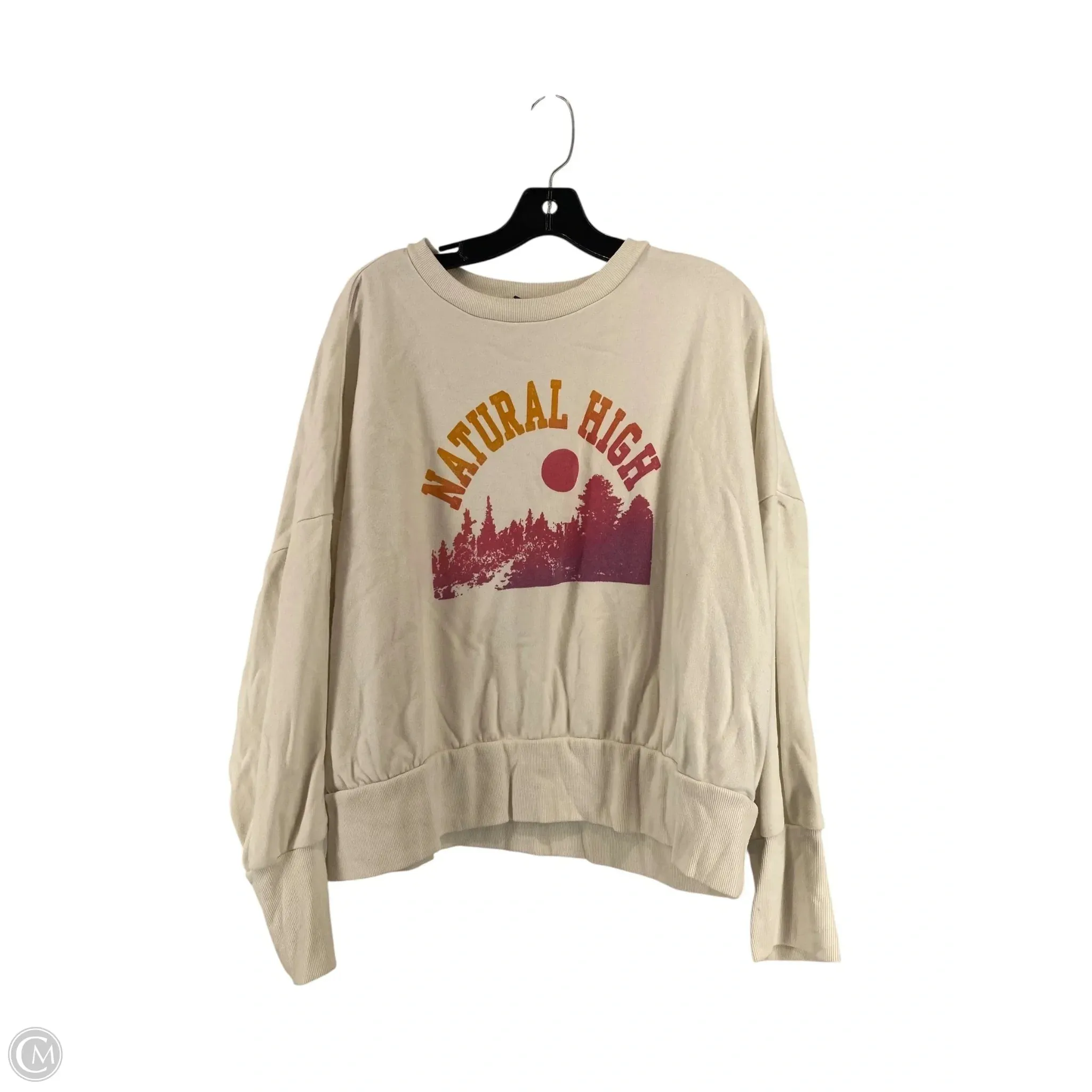 Easy Layer Team Vibe Sweatshirt Crewneck By Old Navy In White, Size: 2x