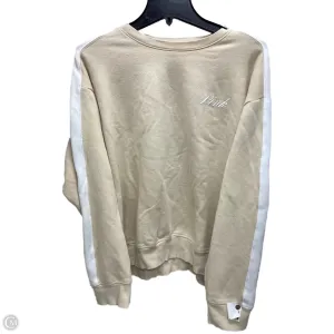 Sweatshirt Crewneck By Pink In Striped Pattern, Size: Xl FadeResistantColors