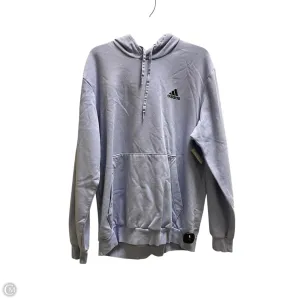 Athletic Sweatshirt Hoodie By Adidas In Purple, Size: Xl Bonded Seam Technology