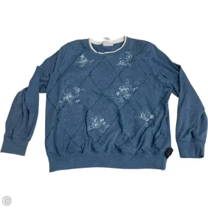 Sweatshirt Crewneck By Alfred Dunner In Blue, Size: Xl FlexibleMaterial