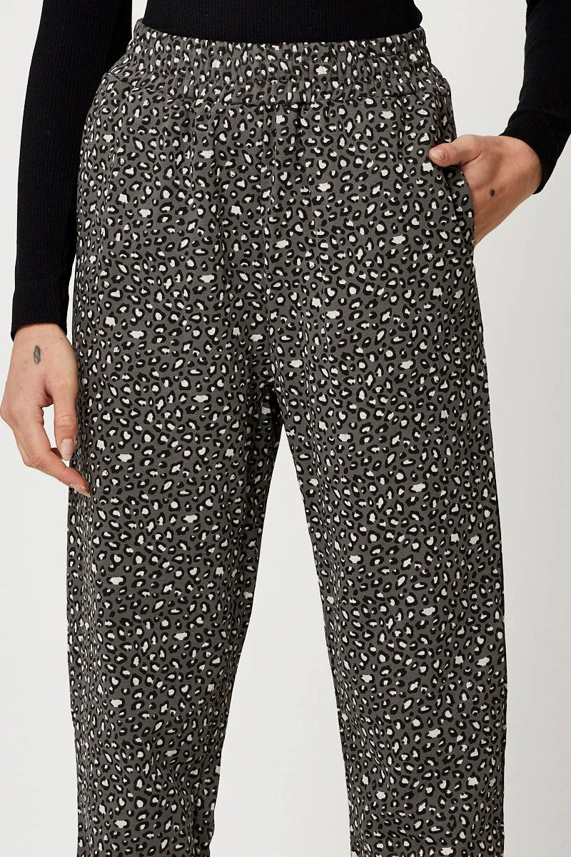 Print Jogger Track Pants Everyday Wear
