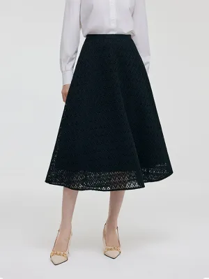 Simple Comfort Lace A-Line Women Skirt