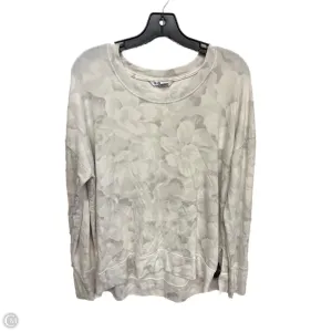 Utility Mode NonSlipTrim Athletic Sweatshirt Crewneck By Athleta In Cream, Size: L