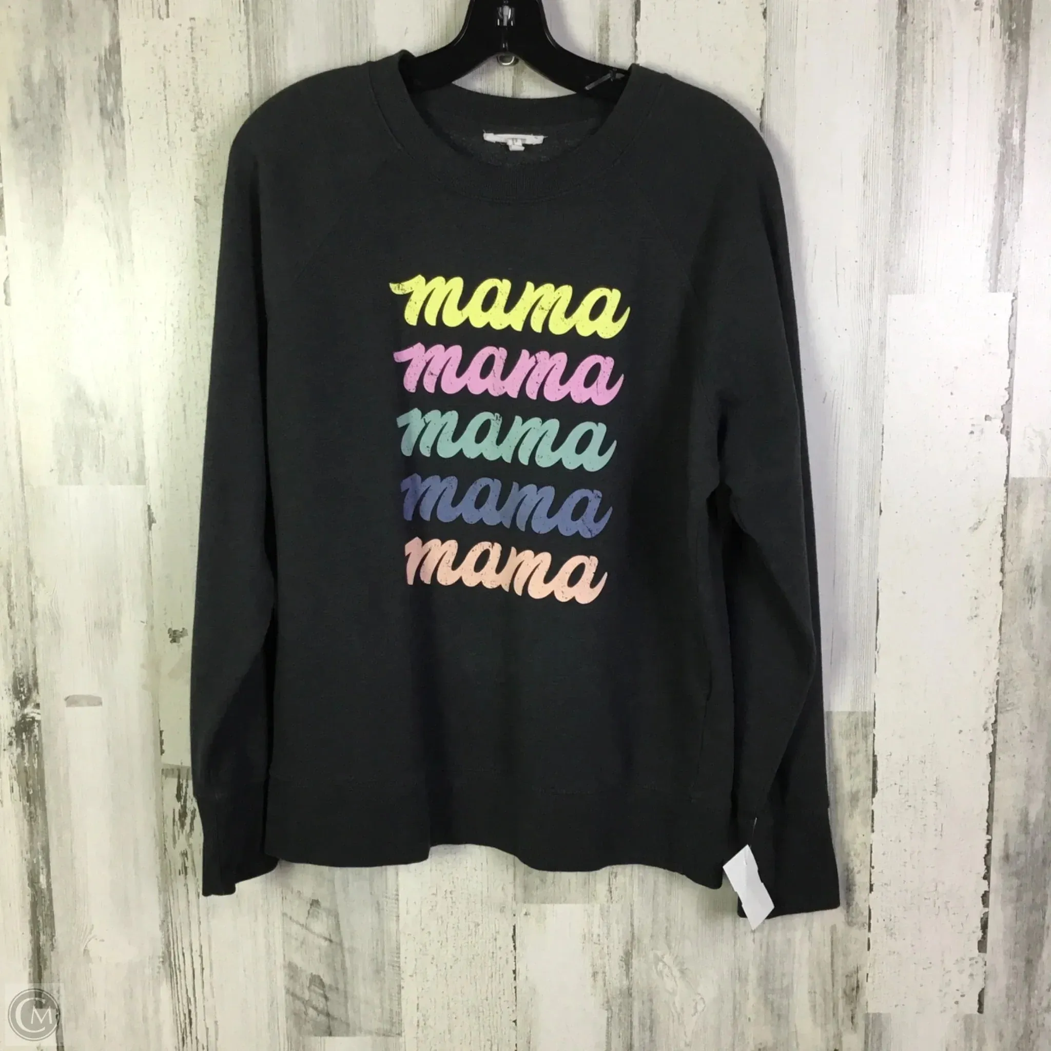 Sweatshirt Crewneck By Maurices In Grey, Size: S Practical Boots Sport Glow
