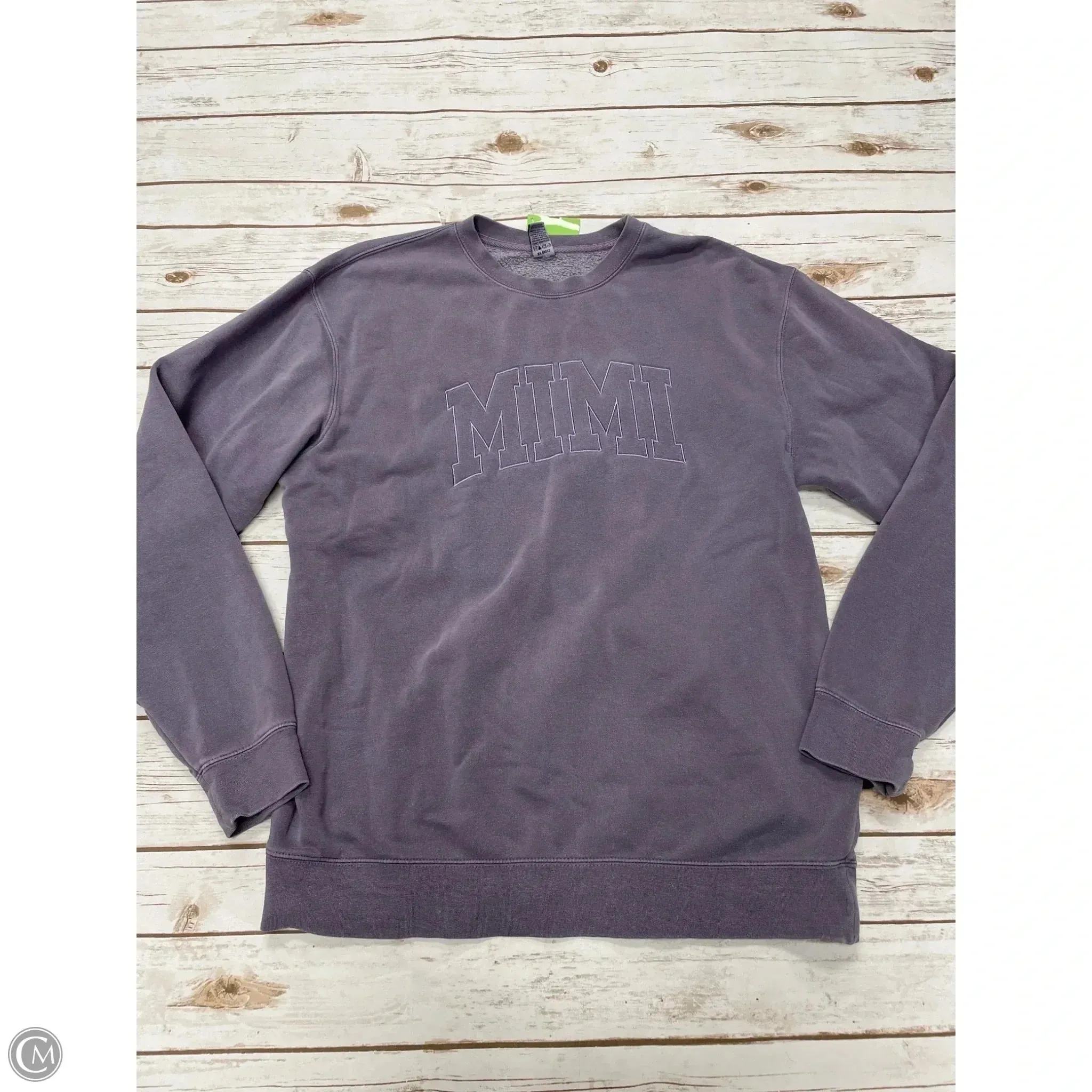 Sweatshirt Crewneck By Cmf In Purple, Size: L Team Vibe