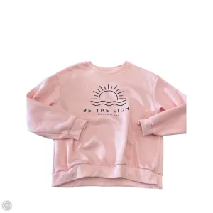 NonChafe Comfortable Jumpsuit Sweatshirt Crewneck By Shein In Pink, Size: L