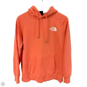 DoubleStitched Seams Sweatshirt Hoodie By The North Face In Orange, Size: M